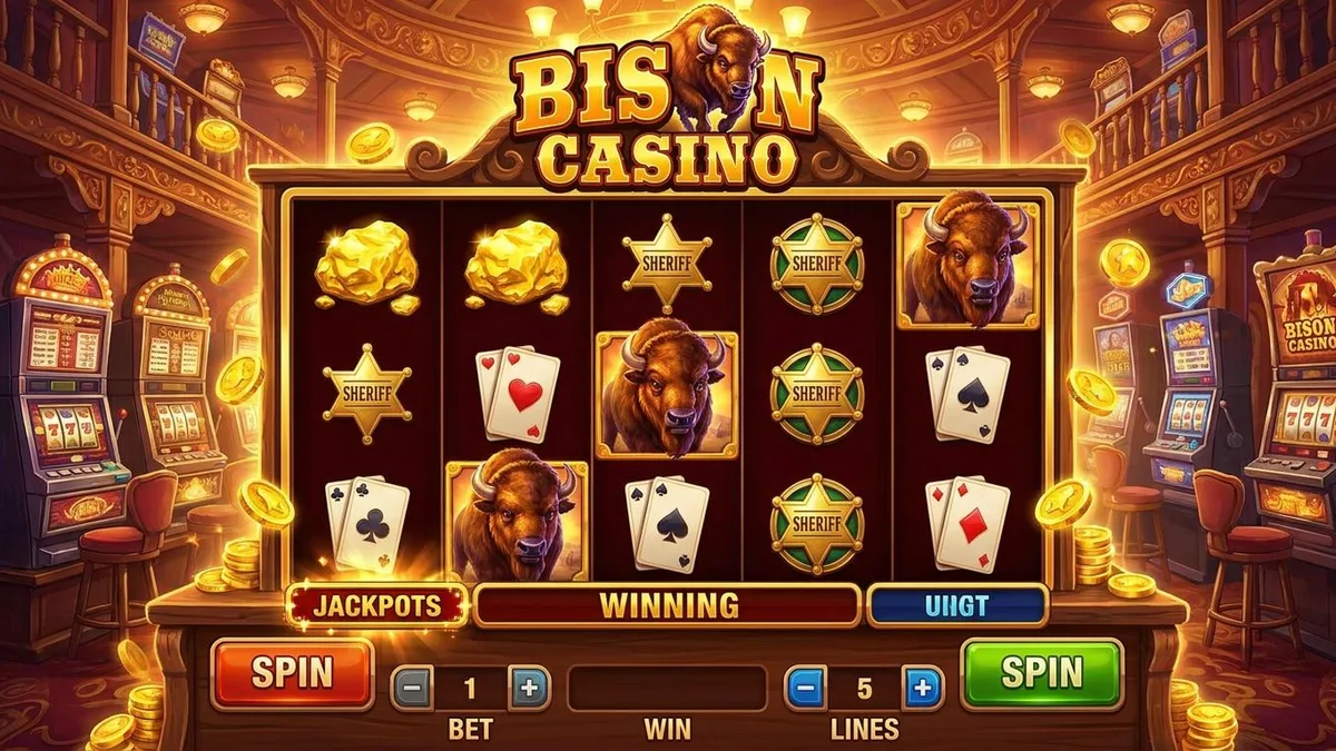 Gry kasynowe Bison Casino